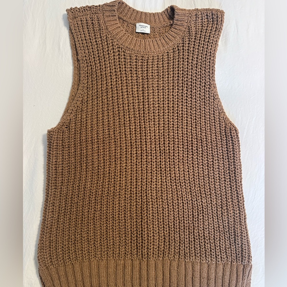 Abercrombie & Fitch Tan Sweater Tank
